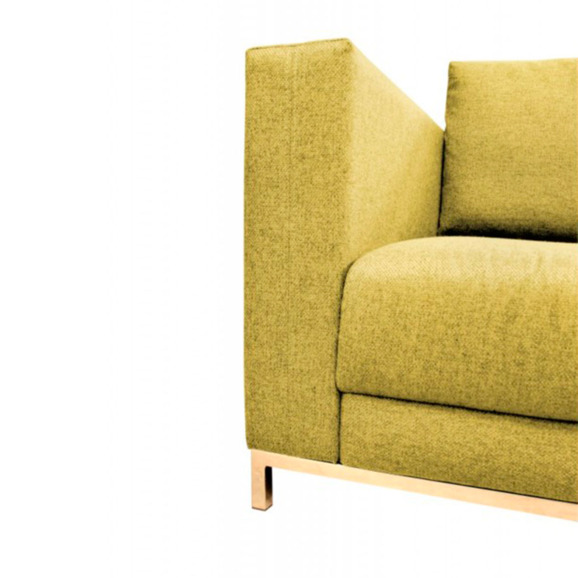 Кресло Марлоу, рогожка нептун 3 горчичный - фото 4