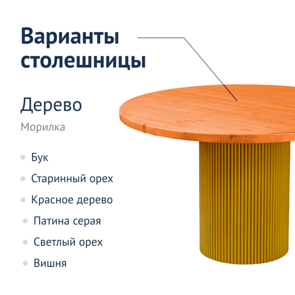 Стол фуд-корт d1200 - фото 3
