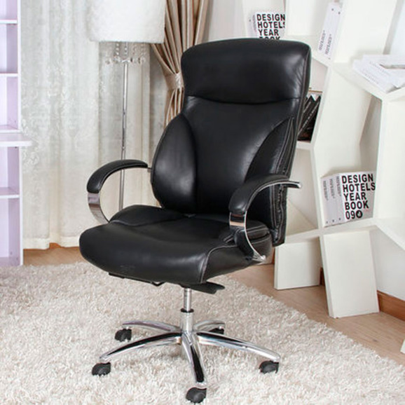 Кресло College H-9582L-1K/Black - фото 4
