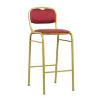 Настоящее фото товара Барный стул Хит 20мм, золото, красная корона, произведённого компанией ChiedoCover