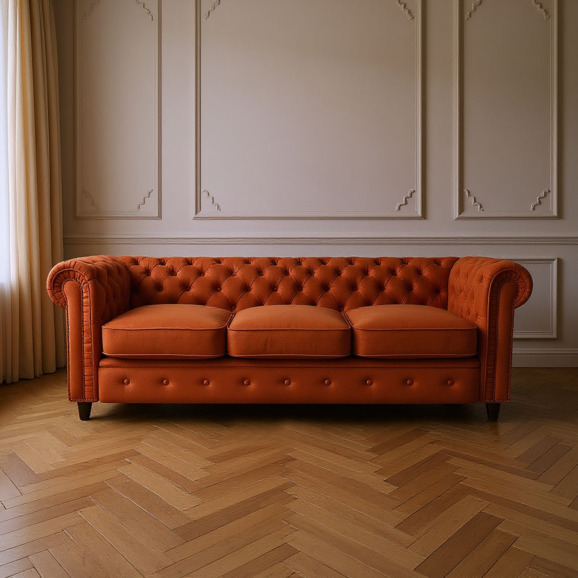 Диван Честер, трехместный, зеленый, 2600 Диван Честер, трехместный, зеленый, 2600 - фото 5