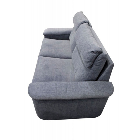 Диван Наполи двухместный раскладной, рогожка брауни 17, голубой - фото 5