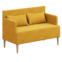Настоящее фото товара Диван Satori, желтый, произведённого компанией ChiedoCover