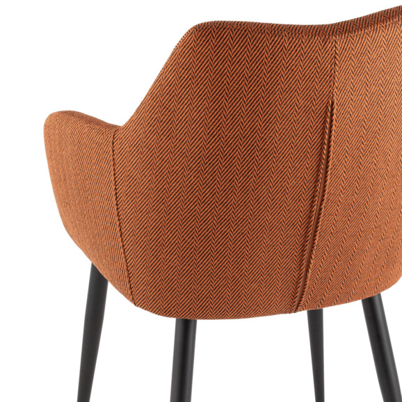 Стул обеденный Katys, терракот, елочка - фото 6