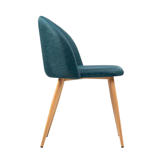 Стул Aldo blue / wood - фото 3