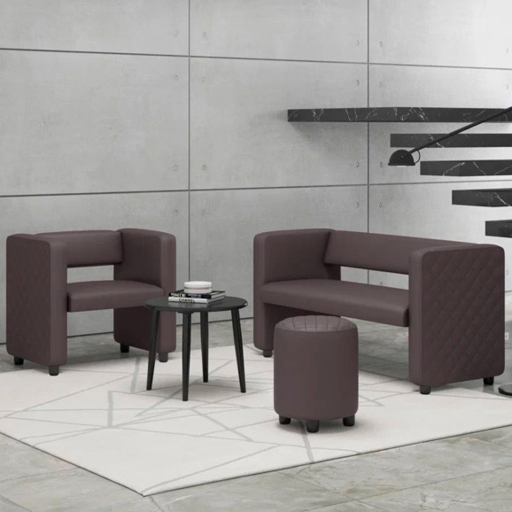 Пуф Тепал, экокожа, коричневый - фото 6