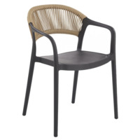 Настоящее фото товара Стул Fugue, черный, произведённого компанией ChiedoCover