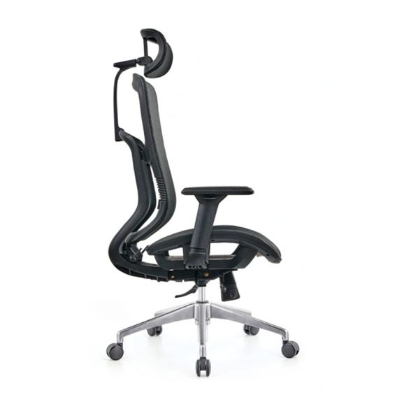Офисное поворотное кресло Sparx fx-16 ghost plus black / black - фото 2