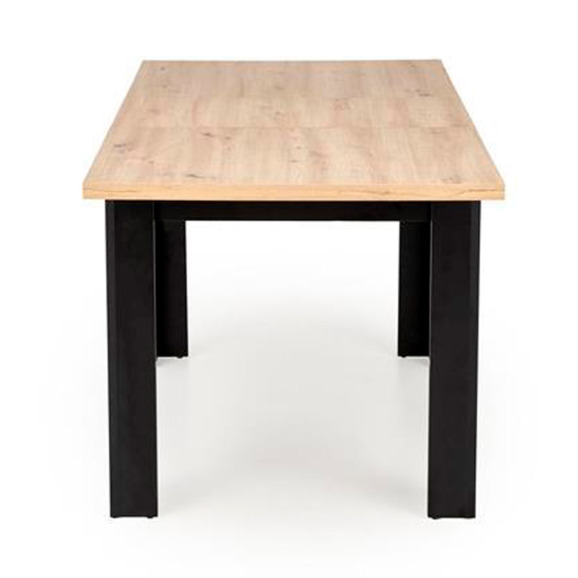 Стол обеденный Glide, раскладной, дуб артизан / черный - фото 3