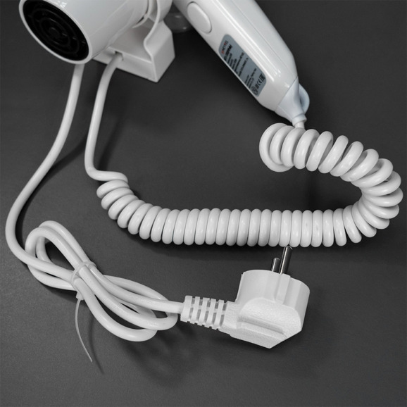 Фен для волос настенный Meyvel MF3-1300 (White) - фото 5
