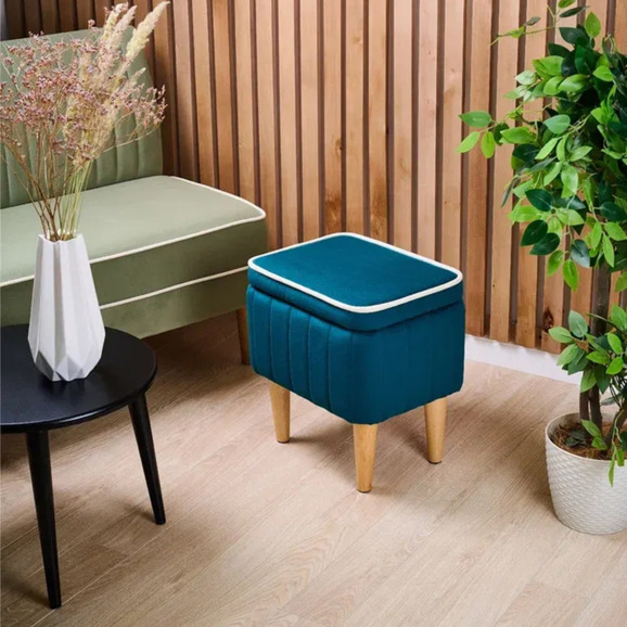 Пуф Ноотропик с ящиком, изумрудный - фото 3