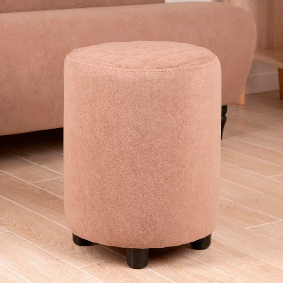 Пуф Тепал, велюр, светло-коричневый - фото 4