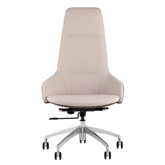 Кресло руководителя TopChairs Soulo светло-серый, серый - фото 2