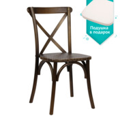 Фотография товара Стул Кроссбэк дерево, венге от компании ChiedoCover.