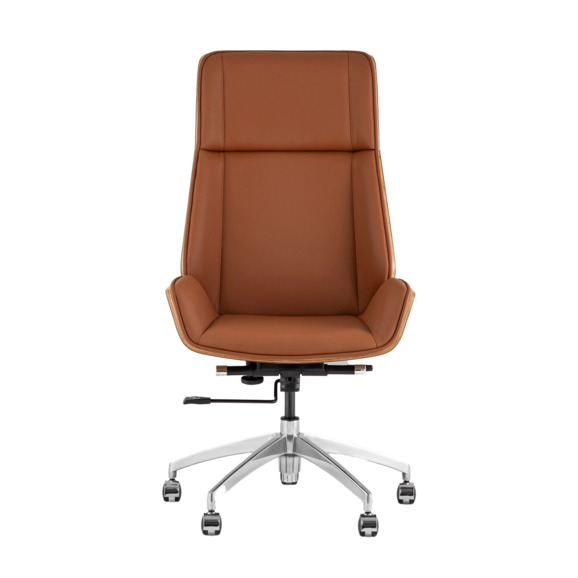 Кресло руководителя TopChairs Crown SN коричневый - фото 5