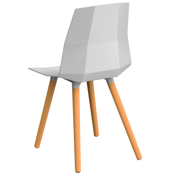 Стул Plan, светло-серый Стул Plan, светло-серый - фото 3