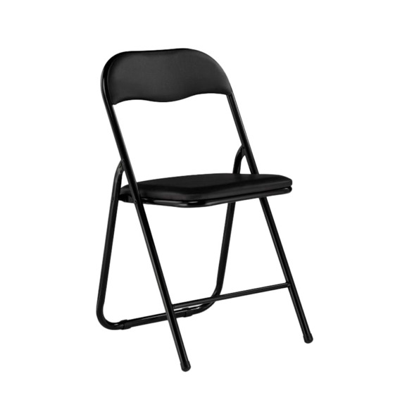 Стул на металлокаркасе Fold 1 складной black / black Стул на металлокаркасе Fold 1 складной black / black - фото 1