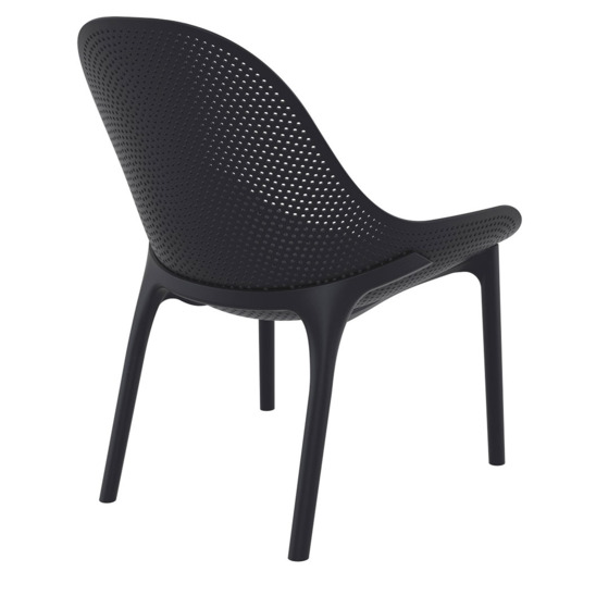 Лаунж-кресло пластиковое Грау, черный - фото 2