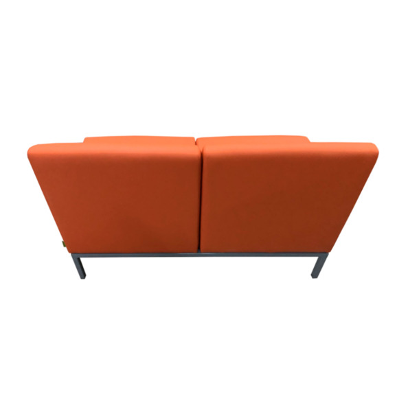 Диван Компакт двухместный, оранжевый - фото 6