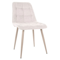 Настоящее фото товара Стул кухонный Mandala, светло-бежевый, кашемир, произведённого компанией ChiedoCover