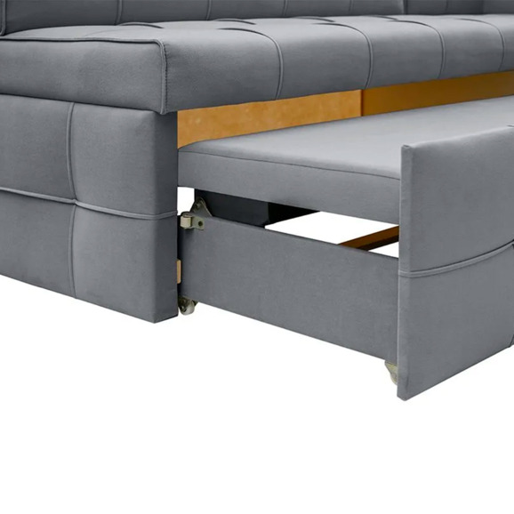 Угловой диван для кухни Атлант Плюс, серый, правый Угловой диван для кухни Атлант Плюс, серый, правый - фото 6