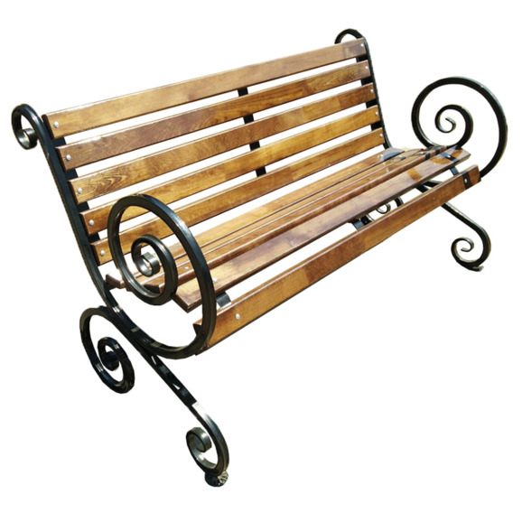 Скамейка Французская лоза большой вензель, 1500 Скамейка Французская лоза большой вензель, 1500 - фото 1