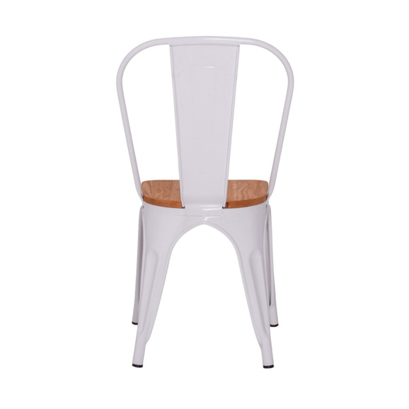Стул Tolix Wood, белый Стул Tolix Wood, белый - фото 5