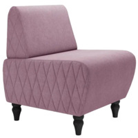 Настоящее фото товара Кресло Лотик велюр, сиреневый, произведённого компанией ChiedoCover