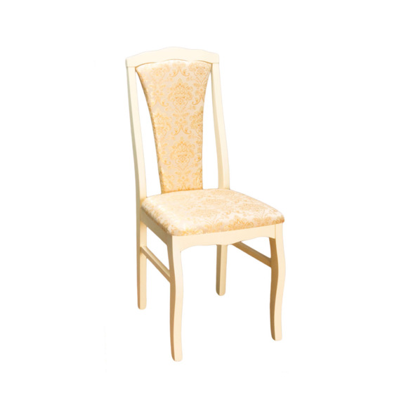 Стул Элегия, массив березы, андрис бежевый - фото 1