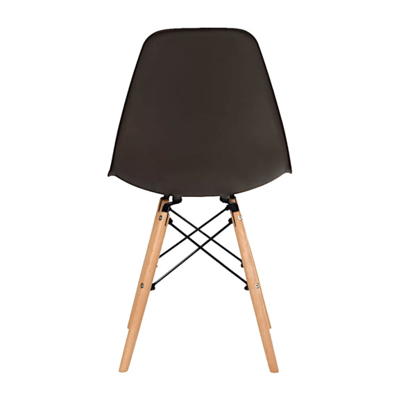 Стул пластиковый Eames DSW, горький шоколад - фото 4