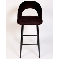 Фотография товара Стул Пиннате, барный, коричневый, черный, велюр от компании ChiedoCover.