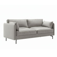 Фотография Диван Риззо, светло-серый от производителя ChiedoCover, картинка продукции, реальное фото товара Настоящее фото товара Диван Риззо, светло-серый, произведённого компанией ChiedoCover