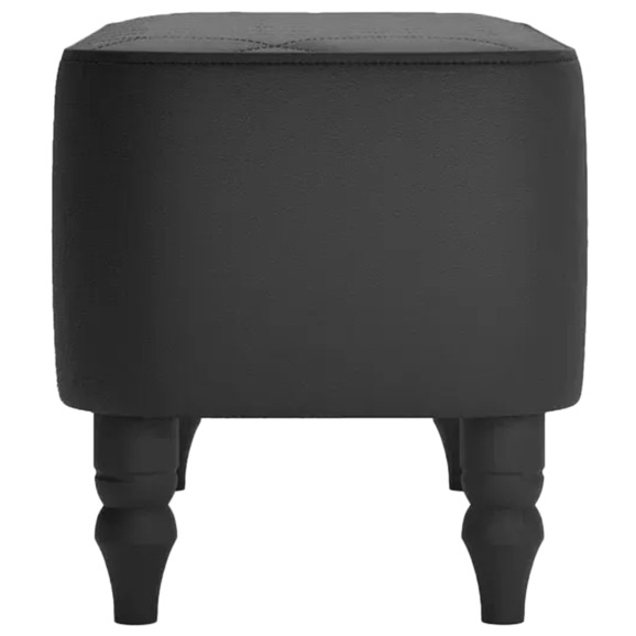 Банкетка Лотик, экокожа, черный - фото 3