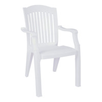 Настоящее фото товара Кресло пластиковое Classic, белый, произведённого компанией ChiedoCover