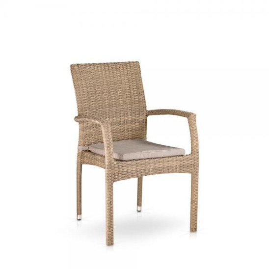 Комплект мебели Аврора, 6 стульев, светло-коричневый - фото 2