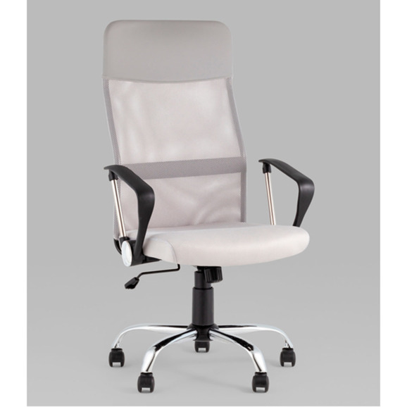 Кресло офисное TopChairs Benefit NEW, серое - фото 4