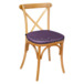 Подушка 01 для стула Кроссбэк, 3см, фиолетовая