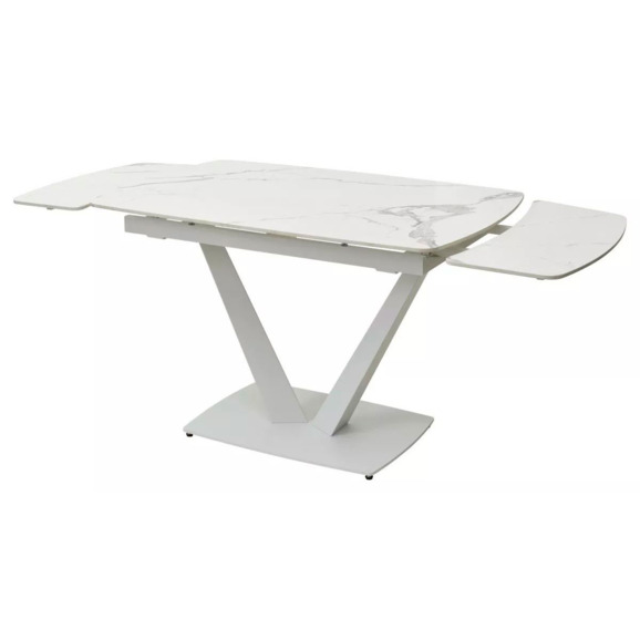 Стол ALATRI 120 GLOSS STATUARIO WHITE  - фото 3