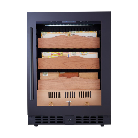 Шкаф для хранения сигар BR-650 black - фото 2