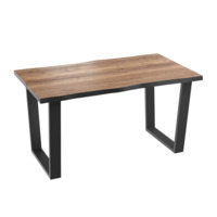 Настоящее фото товара Стол Види-2, черный, дуб галифакс табак, произведённого компанией ChiedoCover