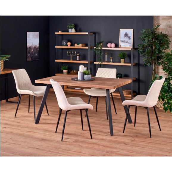 Стол раскладной Compunction, орех, чёрный Стол раскладной Compunction, орех, чёрный - фото 6