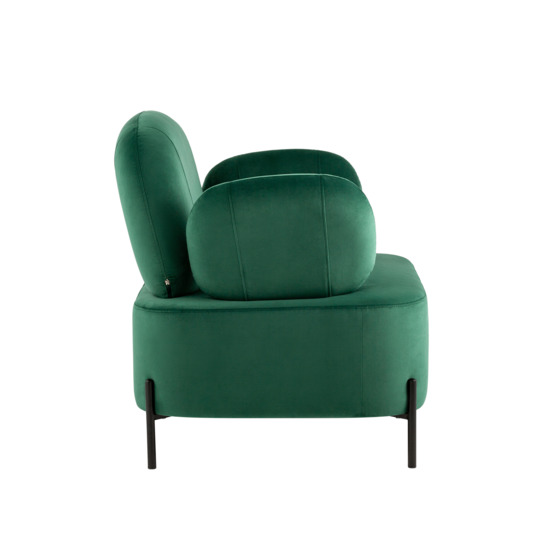 Кресло Кэнди велюр зелёный - фото 3