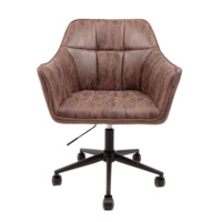 Кресло поворотное Barren, винтажный коричневый, ткань