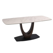 Фотография товара Стол обеденный Rami, 180х90х76, белая керамика от компании ChiedoCover.