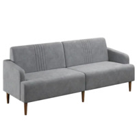 Фотография Диван Аномик, велюр, серый от производителя ChiedoCover, картинка продукции, реальное фото товара Настоящее фото товара Диван Аномик, велюр, серый, произведённого компанией ChiedoCover