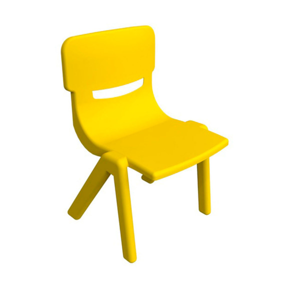 Детский стульчик Fun chair yellow - фото 1
