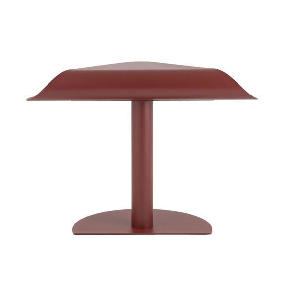 Столик журнальный Corus, металл, бордовый Столик журнальный Corus, металл, бордовый - фото 5