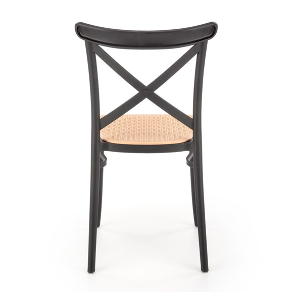 Стул Curve, чёрный, коричневый - фото 4