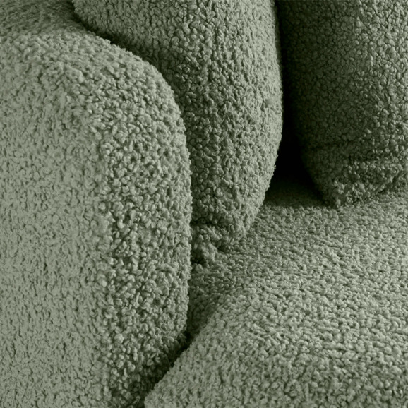 Кресло Forli, светло-зеленый, мех - фото 6