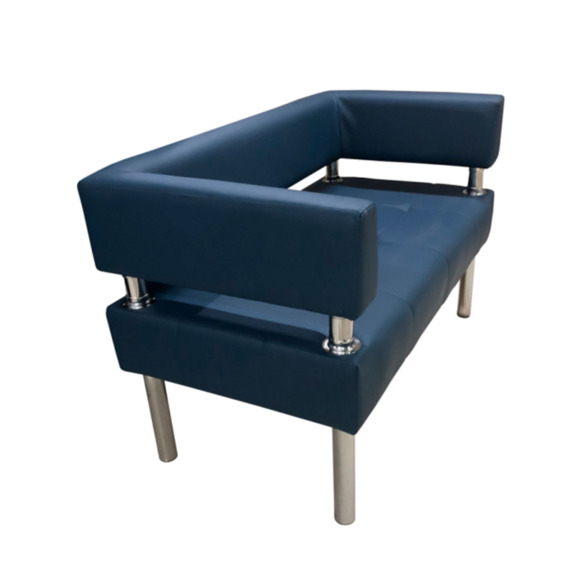 Диван Сантур двухместный, темно-синий - фото 1